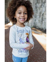 Frozen Disney Princess Anna Elsa Girls 3 Pack T-Shirts Toddler| Child