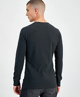 Sun + Stone Men's Long-Sleeve Thermal Shirt, Created for Macy's