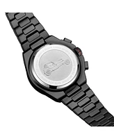 SE01071 Swan & Edgar Hand Assembled Caged Sports Automatic Black