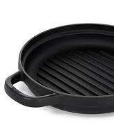 BergHOFF Graphite Enamel Cast Iron Round Grill Pan 10.25"