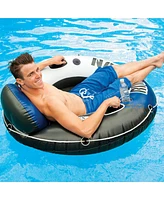 Intex River Run Connect Vinyl Lounge Inflatable Floating Water Tubes (3 Pack)