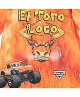 Monster Jam Boys 3 Pack T-Shirts to Grave Digger El Toro Loco Megalodon