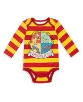 Harry Potter Baby Boys Hogwarts [SizeRangeDescription1] 5 Pack Long Sleeve Bodysuits [SizeDescription1]