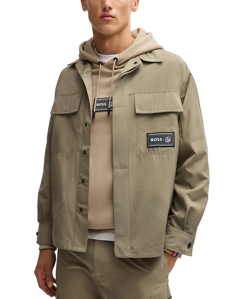 Boss x Nfl Men's Oversized-Fit Shirt