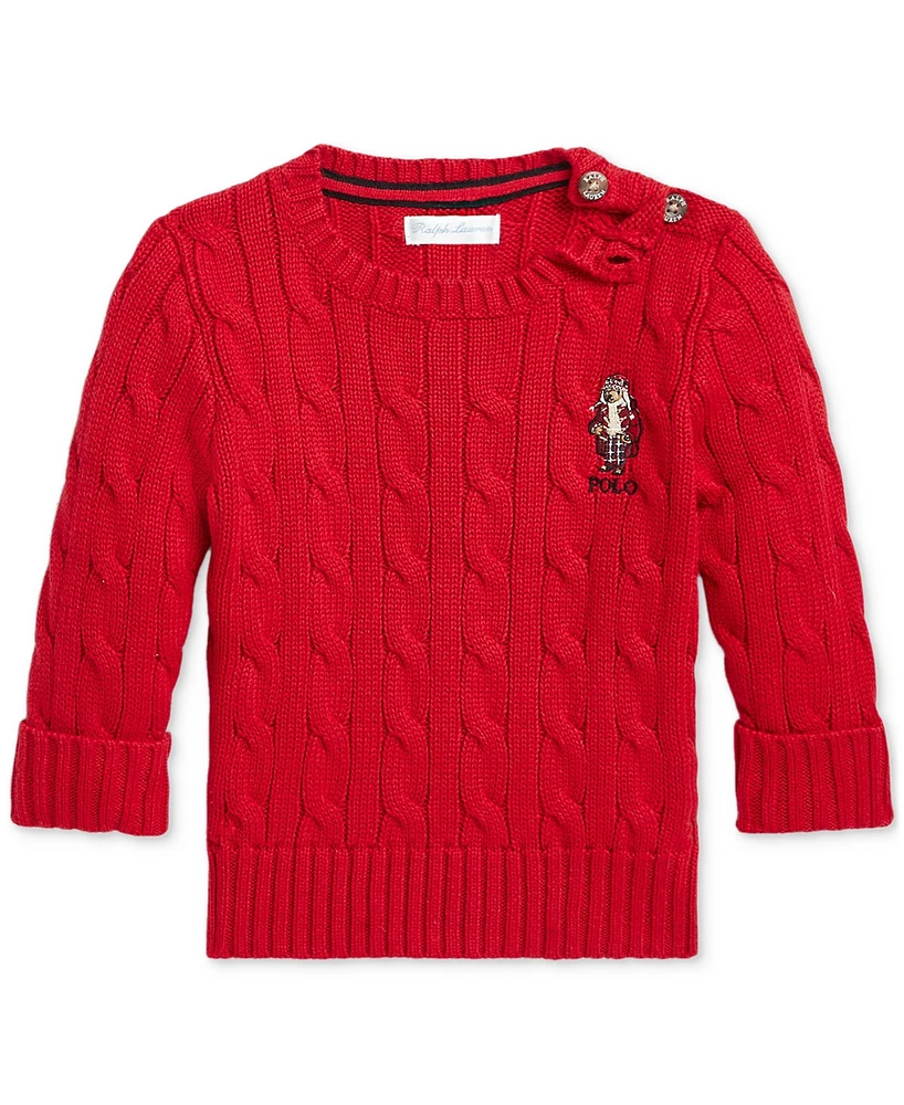 Polo Ralph Lauren Baby Cotton Cable-Knit Sweater