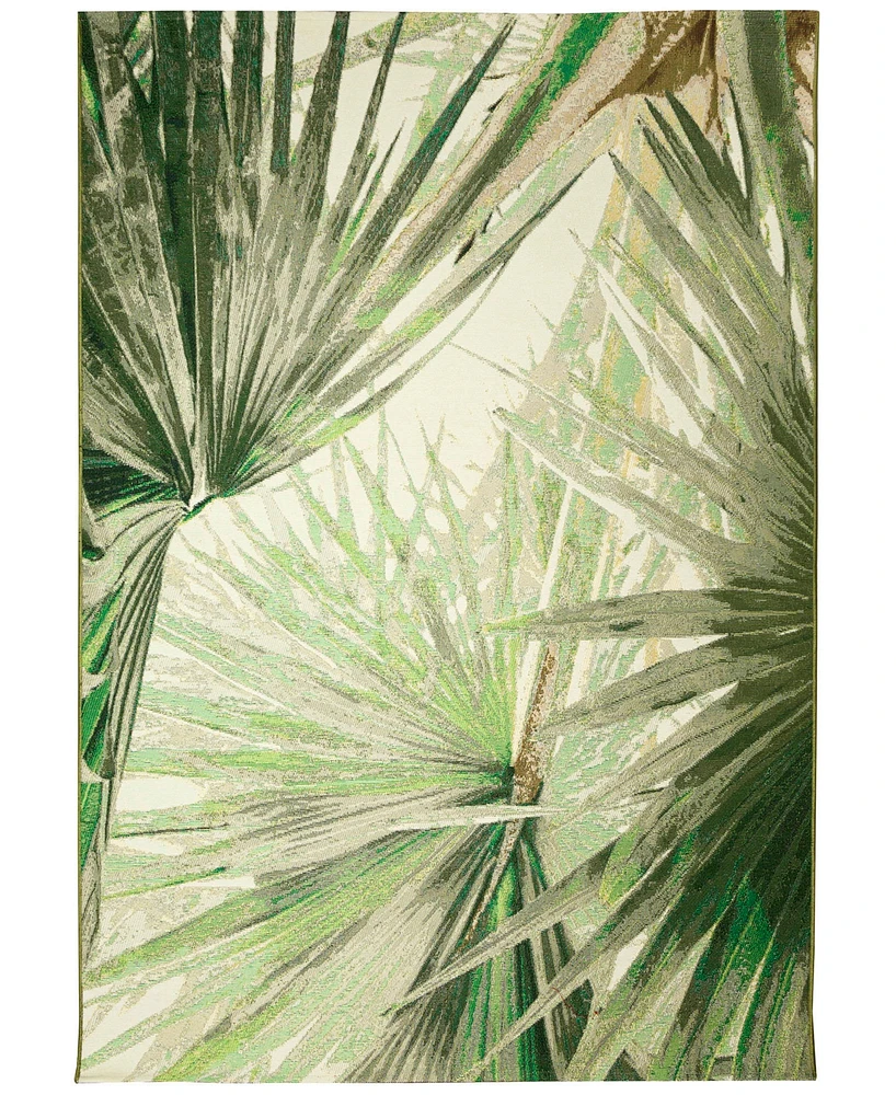 Liora Manne' Marina Palm Fan 6'6"x9'4" Area Rug