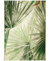 Liora Manne' Marina Palm Fan 6'6"x9'4" Area Rug