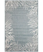 Liora Manne' Carmel Reef Border 7'10"x9'10" Area Rug