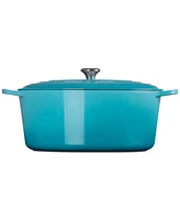 Le Creuset Caribbean 15.5 Quart Enameled Cast Iron Oval Dutch Oven