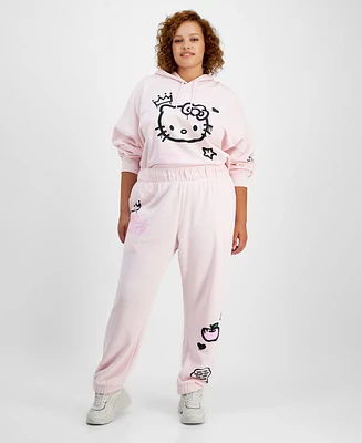 Grayson Threads, The Label Trendy Plus Hello Kitty Joggers