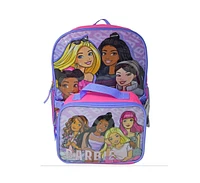 Barbie 16" Backpack with Lunch Bag