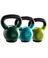 Bintiva Kettle Bell Set - 15lbs, 20lbs, 25lbs