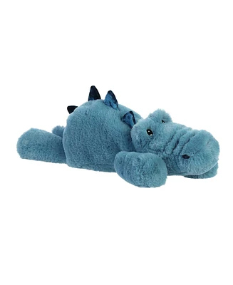 Aurora Large Alligator Snoozles Laid-back Plush Toy Blue 18"