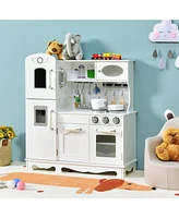 Skonyon Kitchen Pretend Play Cookware Set Toys for Kids with Water Dispenser