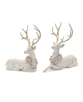 Set of 2 Deer – Elegant Decorative Accents for Home and Garden