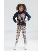 L.o.l. Surprise! Girls Roller Sk8er Daring Diva Pullover Fleece Hoodie and Leggings Outfit Set to