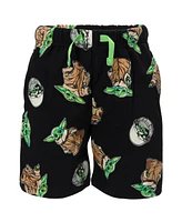 Star Wars Little Boys The Mandalorian T-Shirt and French Terry Shorts Outfit Set