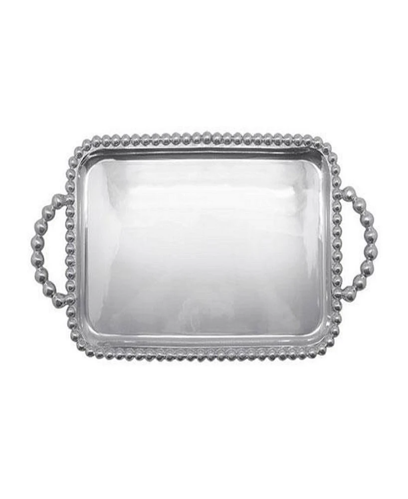 Mariposa Pearled Medium Service Tray
