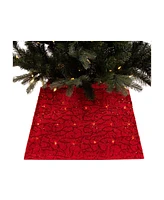 Kurt Adler Square Tree Skirt, 19.7 Inches