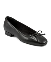 Rockport Women's Sadie Square Toe Slip-On Ballet Dress Flats