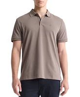 Calvin Klein Men's Regular-Fit Smooth Cotton Monogram Logo Polo Shirt