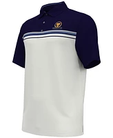Pga Tour Men's Classic-Fit Colorblocked Stripe Polo Shirt