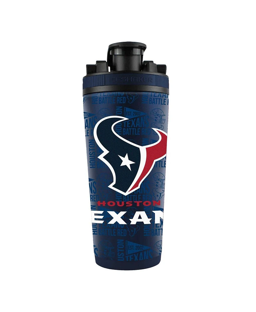 Ice Shaker Houston Texans 26oz. 4D Stainless Steel Ice Shaker Bottle