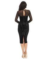 Dress the Population Women's Kimora Velvet Bodycon