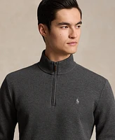 Polo Ralph Lauren Men's Double-Knit Mesh Quarter-Zip Pullover