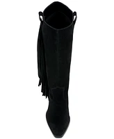 Vince Camuto Women's Pelia Fringe Knee-High Cowboy Boots