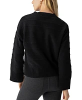 Sanctuary Women's Ottoman Stitch Crewneck Sweater