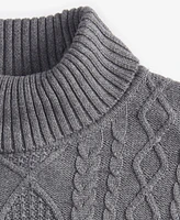 Club Room Men's Chunky Turtleneck Sweater, Created for Macy's