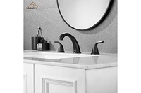 Casainc Widespread Faucet 2-handle Bathroom with Drain 1.2 Gpm