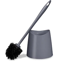 Superio Modern Toilet Brush with Caddy Purple