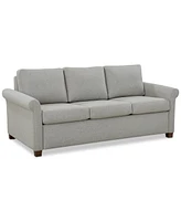 American Leather Co. Paige 81" Fabric Silver Queen Sleeper Sofa