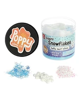 Aurora Toys Mini Frosty Snowflakes Slime Poppy Slime Co. Festive Toy Blue 3.5"