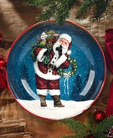 Certified International Santa's Secret Serving Bowl