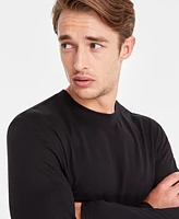 Alfani Alfatech Long Sleeve Crewneck T-Shirt, Created for Macy's