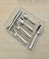 Ornative Anakin 42 Piece Flatware Set with Wire Caddy, Service for 8