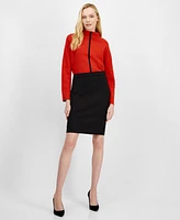 T Tahari Women's Pull-On Pencil Skirt