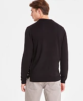 Alfani Men's Long-Sleeve Johnny Collar Merino Sweater, Created for Macy's