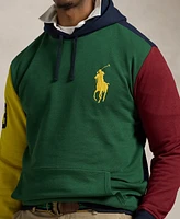 Polo Ralph Lauren Men's Big & Tall Pony Color-Blocked Fleece Hoodie