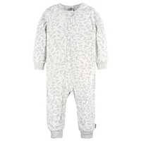 Gerber Baby Girls Footless Fleece Pajamas, 3-Pack