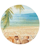 Safavieh Barbados Indoor/Outdoor BAR555A 5'3"x5'3" Round Area Rug