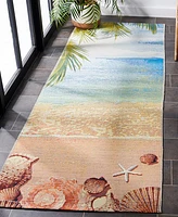 Safavieh Barbados Indoor/Outdoor BAR555A 2'8"x10'5" Runner Area Rug