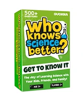 Quokka Who Knows Science Better - Kids & Family Card Trivia Game