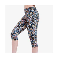 Calypsa Women's Capri Swim Leggings