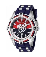 Invicta Men's 43299 Mlb Washington Nationals Quartz Multifunction Red, White, Blue Dial Watch