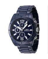 Invicta Men's 47332 Ceramics Quartz Chronograph Blue Dial Watch