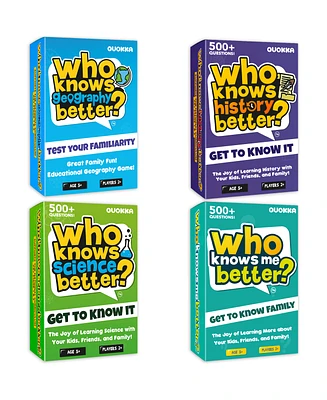 Quokka Who Knows Me Better? - Fun Family Card Trivia Game | Learning & Educational Questions